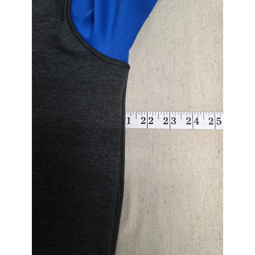 Nike Golf Tour Performance Dri-FIT Quarter Zip Pullover Gray Blue‎ Mens Medium